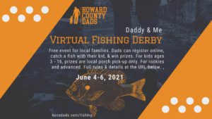 Maryland fishing derby for kids and their father figures June 2021